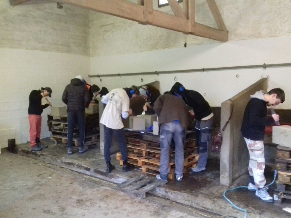 La section pierre à l'Abbaye de Boulaur La section pierre à l'Abbaye de Boulaur